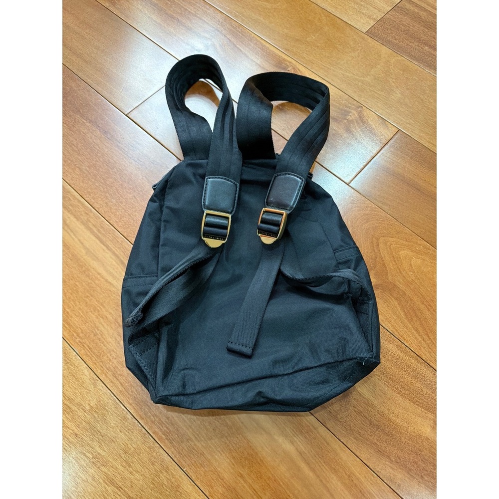 Marc Jacobs Mini Backpack Womens Black Nylon Gold Hardware Small OS - Picture 5 of 10
